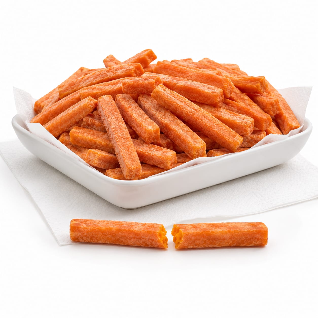 half-fried sweet potatoes