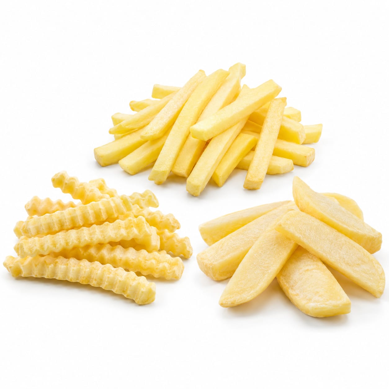 semi-fried potatoes